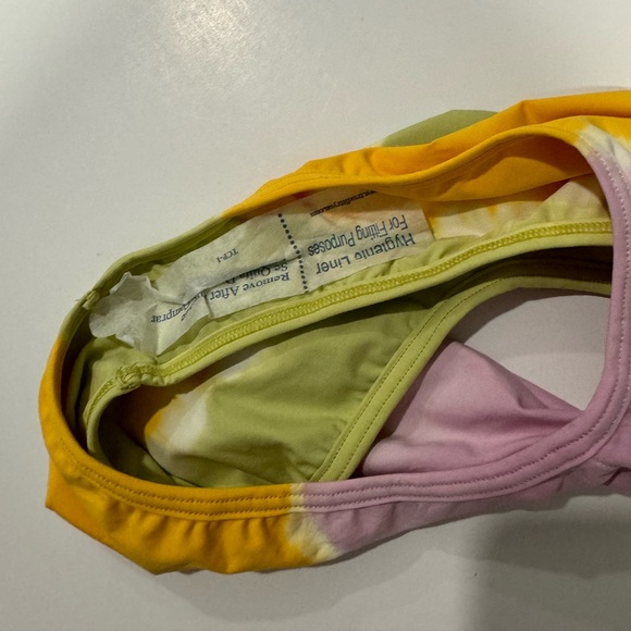 L*Space Diagonal Sunburst Tie Dye Frenchi Bitsy Bikini Bottom - Picture 5 of 6